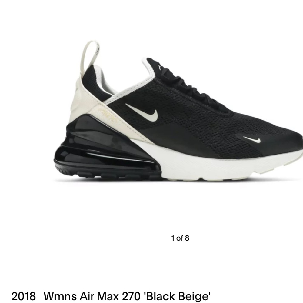Women’s Nike Air Max 270 Black Beige
